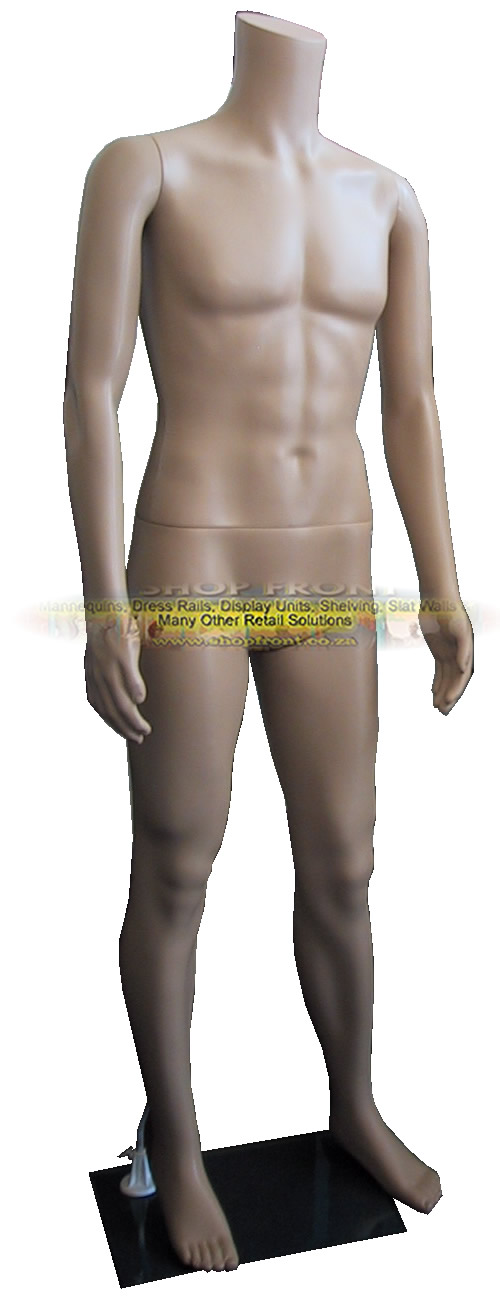 Plastic Headless Male Mannequin